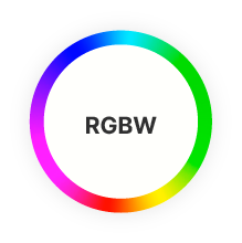 Retro alumínium plafon lámpa fehér, Cathy, 32 W, RGBW LED