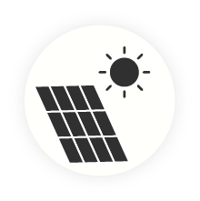 Alumínium napelemes kültéri fali lámpa ezüst, Alistair, 0 W, 3000 K LED, IP44