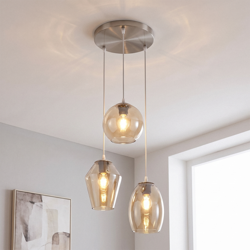 Design függőlámpa króm, Lazaro Design függőlámpa króm, Lazaro