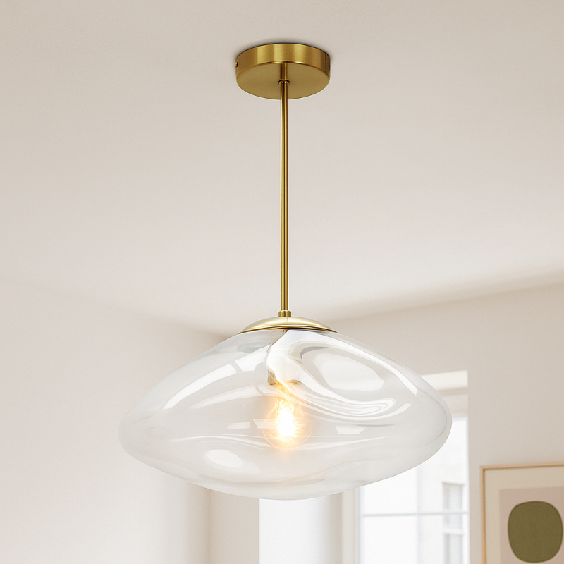 Design mennyezeti lámpa átlátszó, Evita