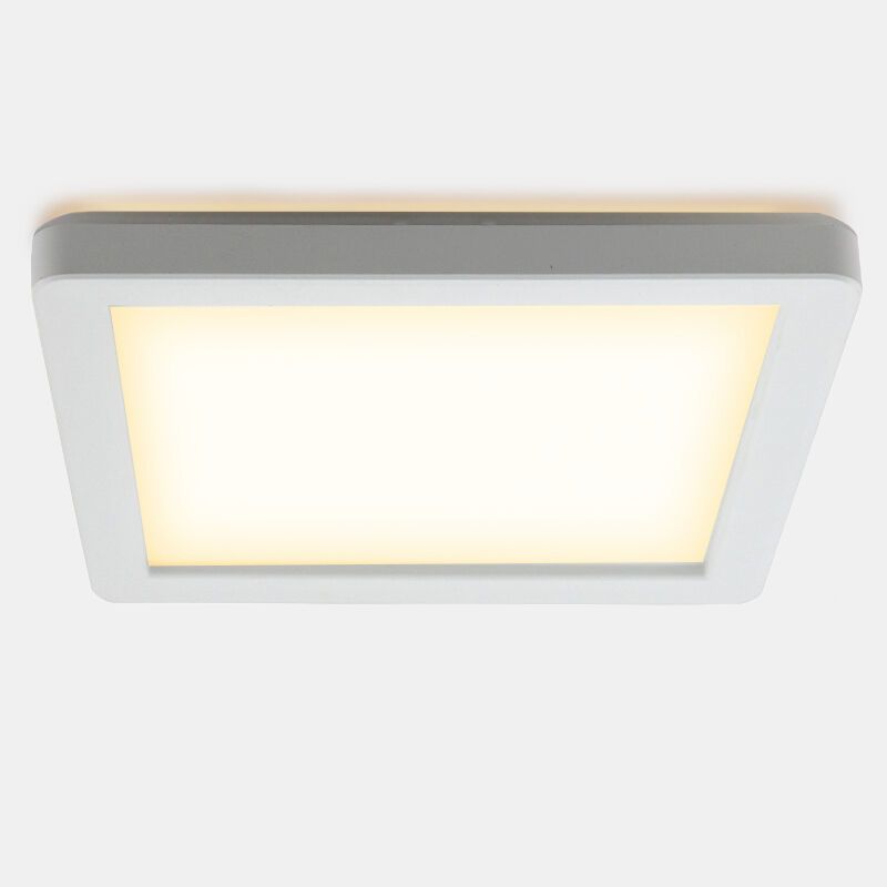 Műanyag fürdőszoba mennyezeti lámpa fehér, Shivani, 15 W, 3000 K LED, IP44 Műanyag fürdőszoba mennyezeti lámpa fehér, Shivani, 15 W, 3000 K LED, IP44