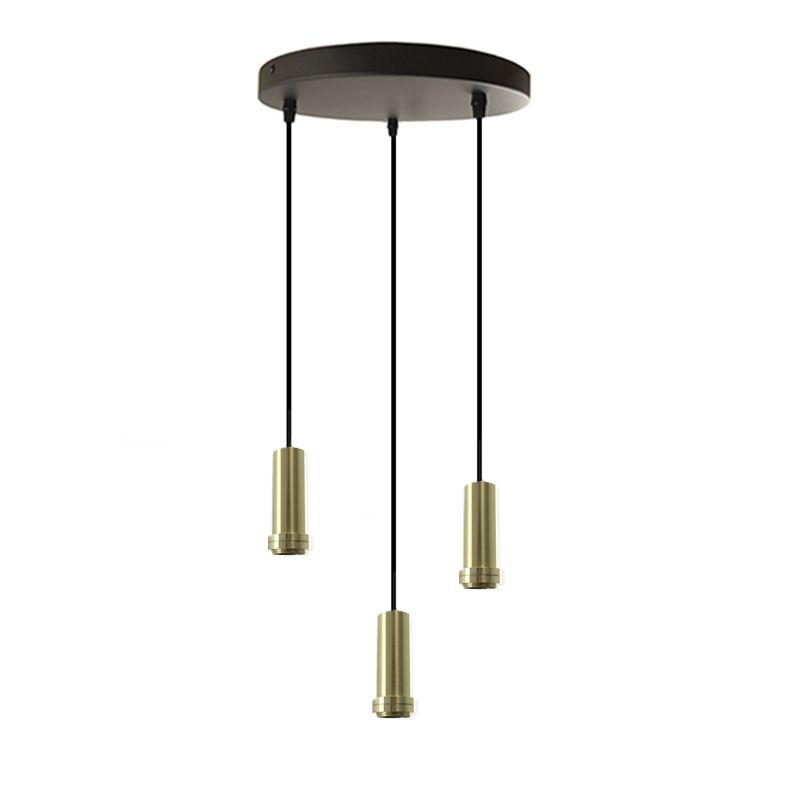 Alumínium függőlámpa lámpabúra nélkül fekete, Rika