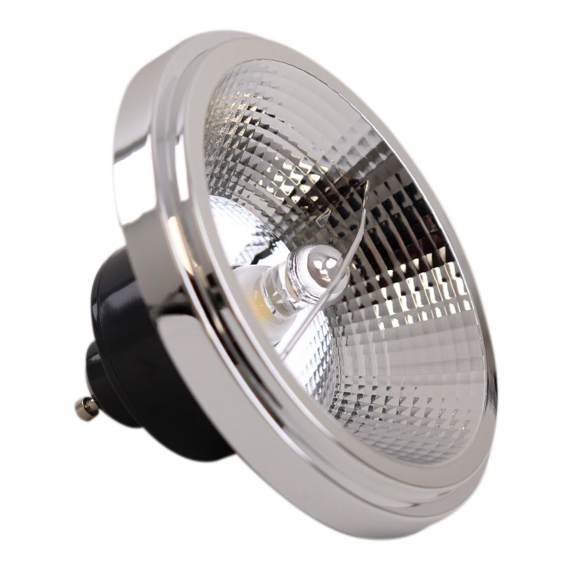 GU10 Olucia (AR111) LED lámpa Clint, fekete, 6W, 2700K GU10 Olucia (AR111) LED lámpa Clint, fekete, 6W, 2700K