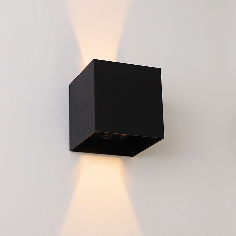Retro újratölthető fali lámpa fekete, Dion, 1 W, 2700 K LED