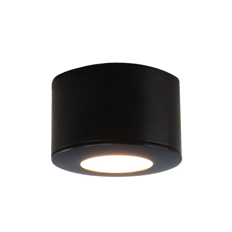 Alumínium terasz felületre szerelt spotlámpa fekete, Vasso, 3 W, 2700 K LED, IP44