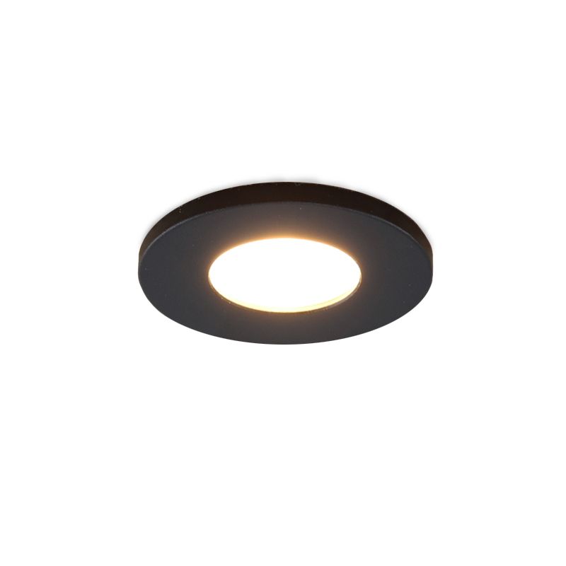 Retro terasz beépíthető spotlámpa fekete, Dico, 3 W, 2700 K LED, IP65