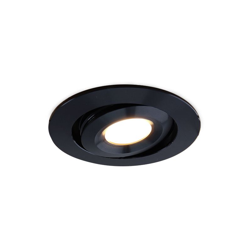 Retro terasz beépíthető spotlámpa fekete, Rona, 3 W, 2700 K LED, IP44