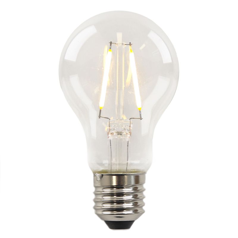 Szabályozható E27 Olucia LED izzószálas Yona lámpa, A60, 2W, 2700K