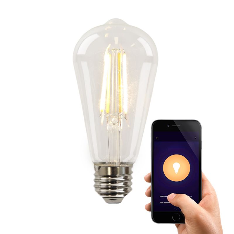 Olucia okos LED lámpa E27 Deco, 5W, meleg fényűre szabályozható