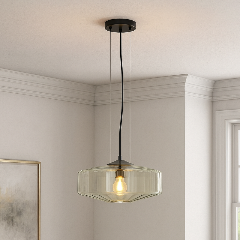 Design függőlámpa zöld, Sevda