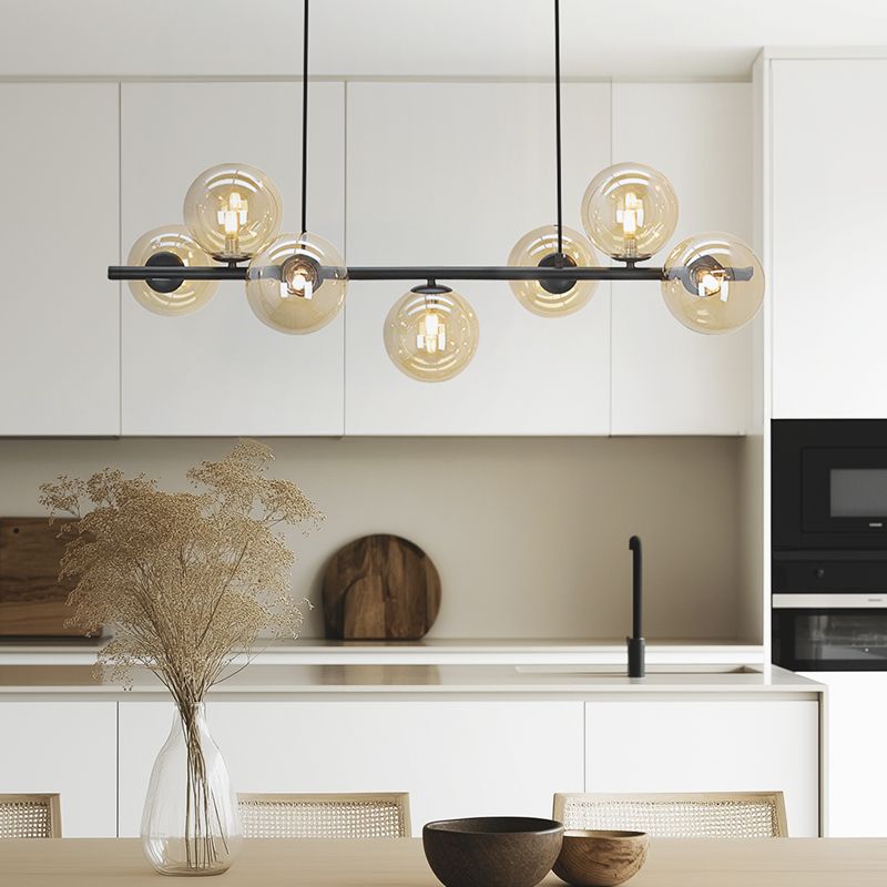 Design függőlámpa borostyán, Remo