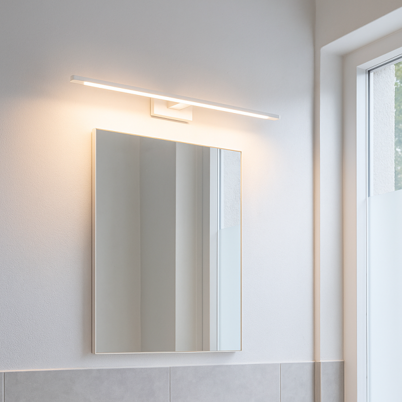 Retro tükör világítás fehér, Steffy, 8 W, 3000 K LED, IP44