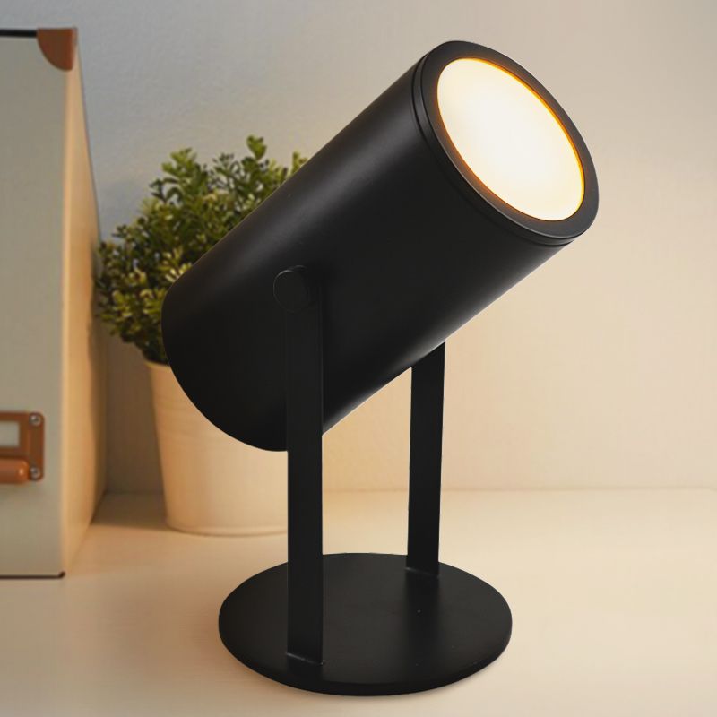 Retro újratölthető asztali lámpa fekete, Elko, 2 W, 3000 K LED, kapcsolóval