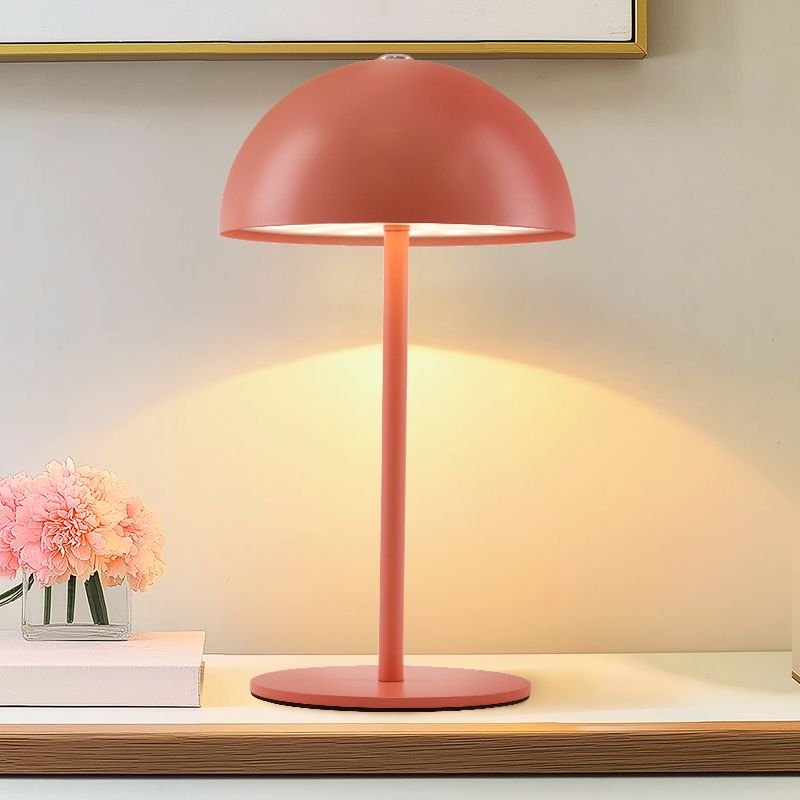 Klasszikus asztali lámpa narancs, Douwe, 4 W, dim to warm LED, kosketushimmentimellä