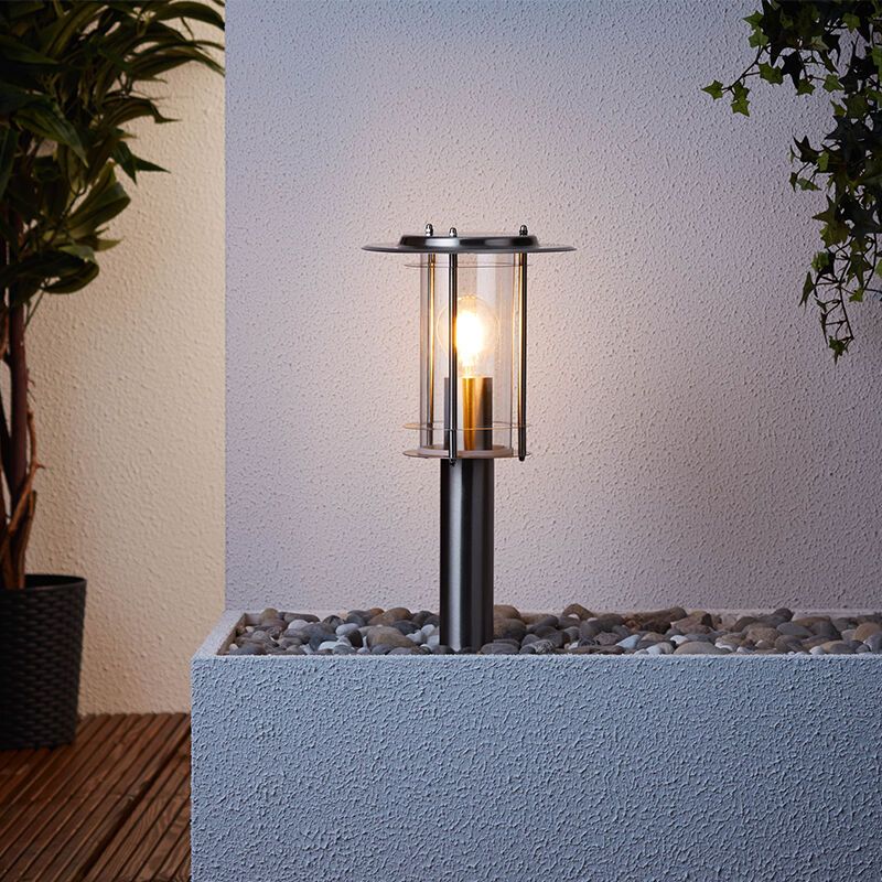 Fém kültéri lámpa króm, Shamayra, IP44