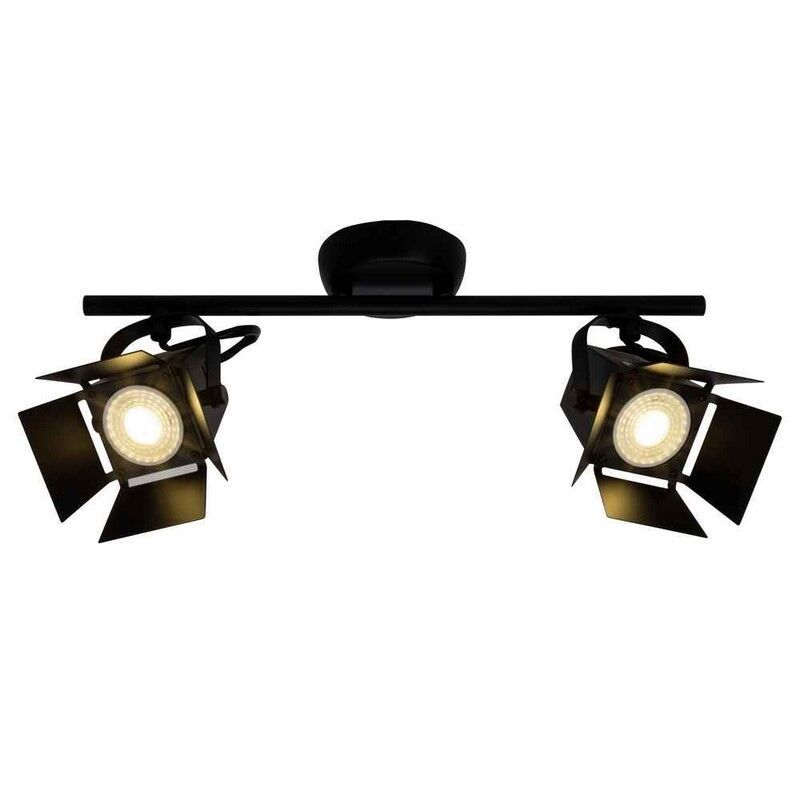 Modern mennyezeti spot lámpa fekete, Jowenna, 5 W, 3000 K LED