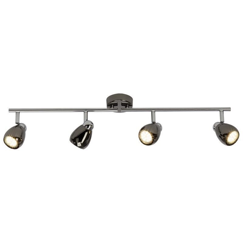Fém mennyezeti lámpa fekete, Khadra, 3 W, 3000 K LED