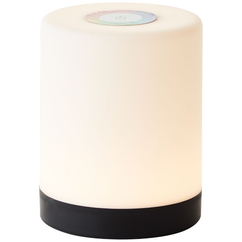 Retro kültéri asztali lámpa fekete, Maezon, 1 W, RGBW LED, IP44, kosketushimmentimellä