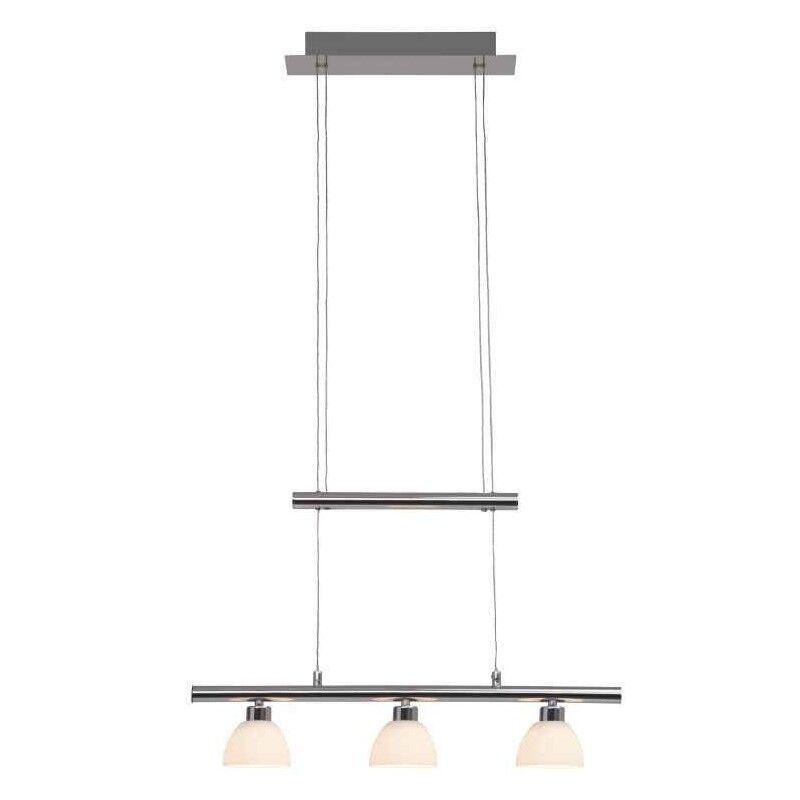 Üveg függőlámpa króm, Tromp, 5 W, 3000 K LED, kosketushimmentimellä