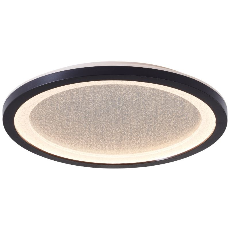 Retro LED panel mennyezeti lámpa fekete, Yamal, 16 W, 3000 K LED