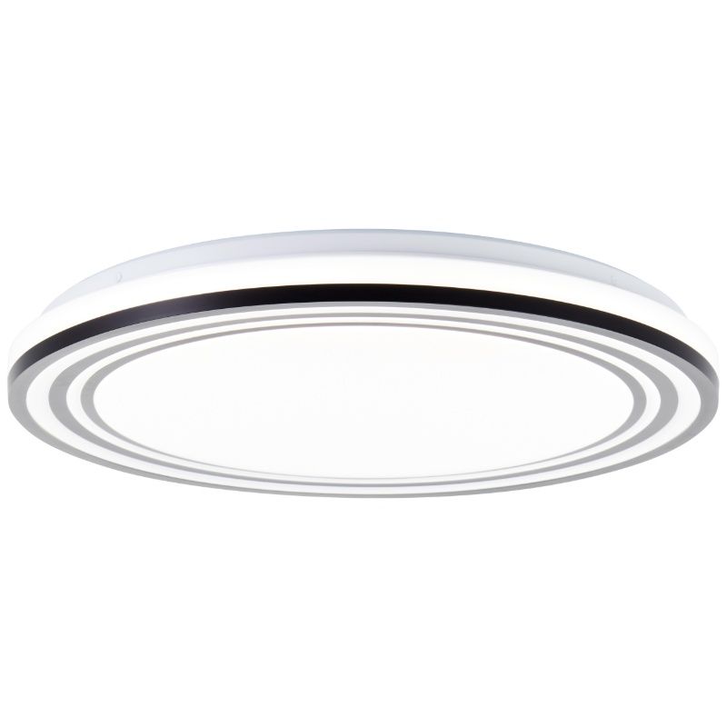 Retro mennyezeti lámpa fekete, Merlijn, 36 W, white switch LED, távirányítóval