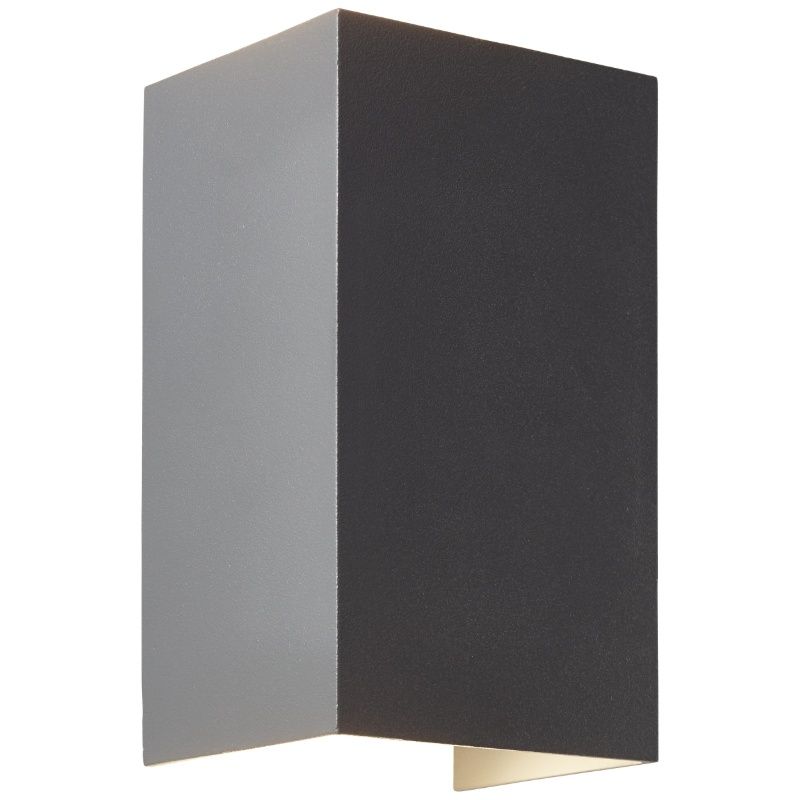 Retro fel le fali lámpa szürke, Romar, 8 W, 3000 K LED, IP44