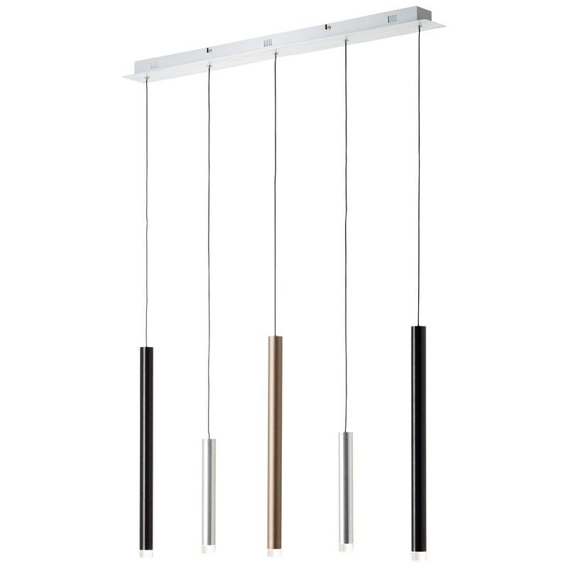 Retro függőlámpa ezüst, Olivia, 4 W, 3000 K LED