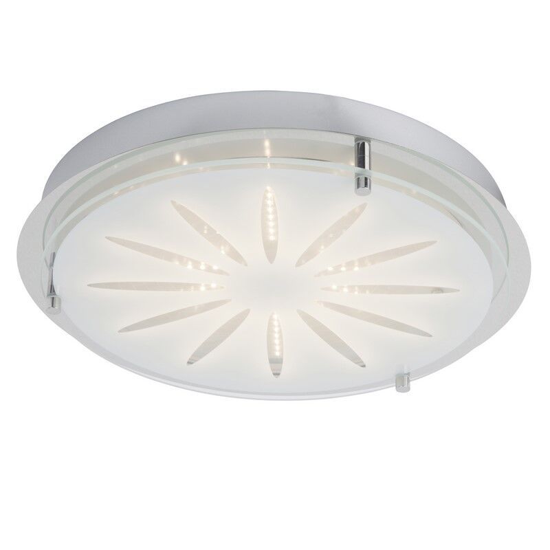 Üveg fali lámpa króm, Danae, 15 W, 3000 K LED Üveg fali lámpa króm, Danae, 15 W, 3000 K LED