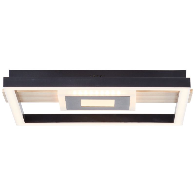 Design mennyezeti lámpa fekete, Zakiya, 24 W, 3000 K LED Design mennyezeti lámpa fekete, Zakiya, 24 W, 3000 K LED