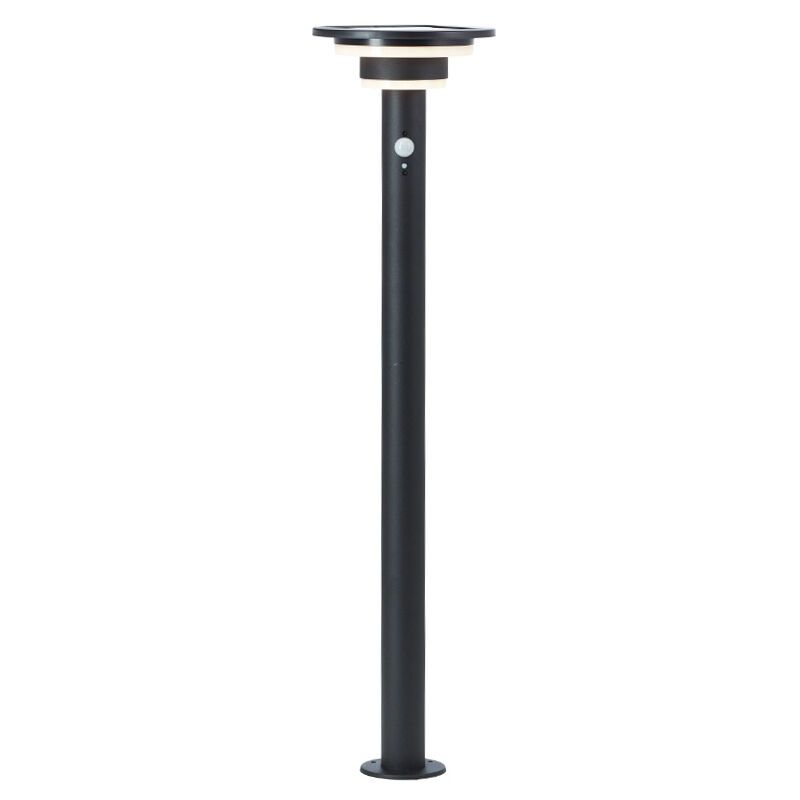 Retro napelemes kültéri álló lámpa fekete, Lonneke, 3 W, 3000 K LED, IP44