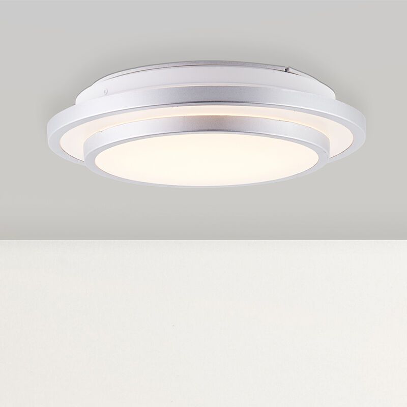 Retro plafon lámpa króm, Richie, 12 W, 3000 K LED