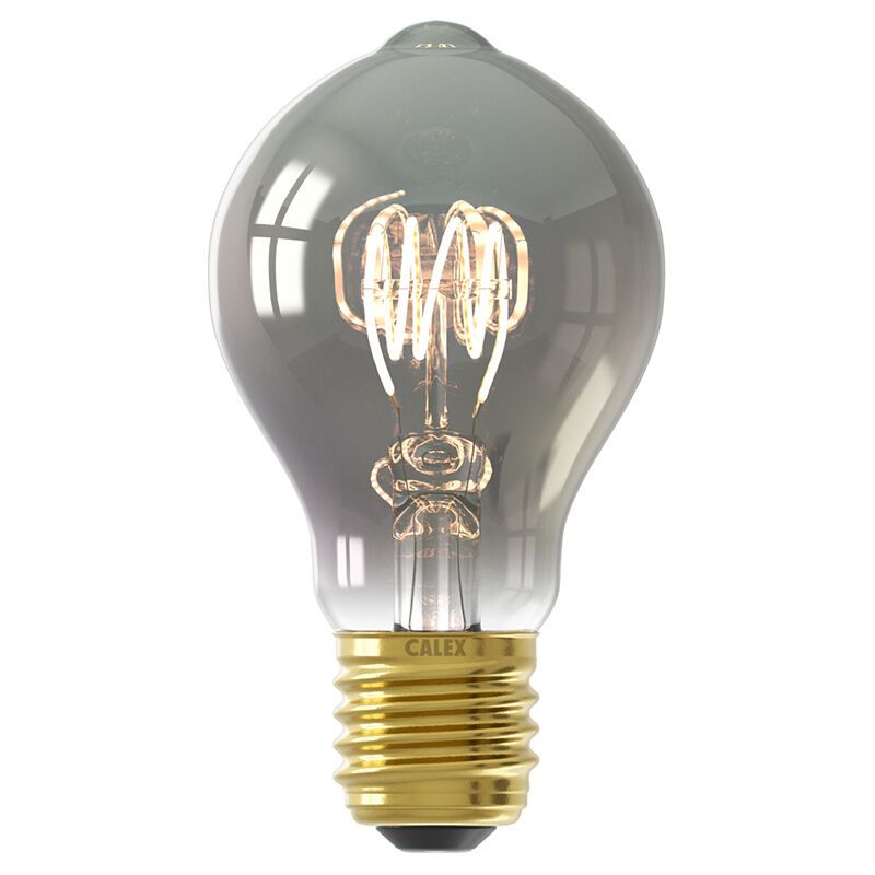 Szabályozható Calex E27 LED izzószálas lámpa szürke, 4W, 1800K