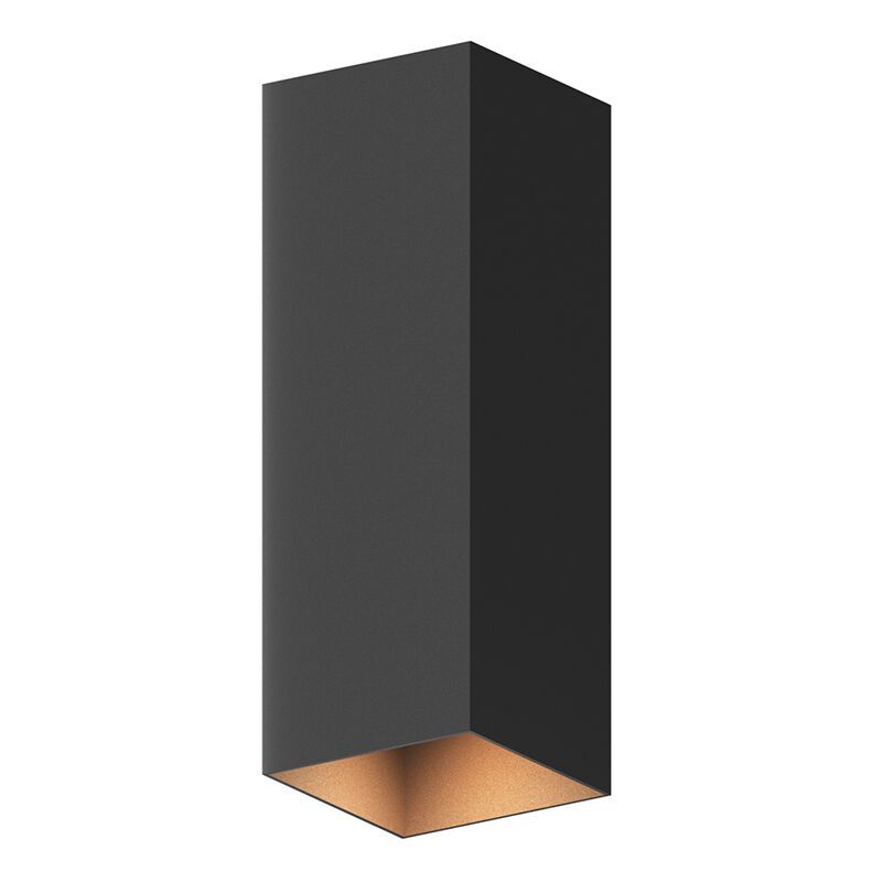 Fekete alumínium fel le fali lámpa, Dion, 8 W, 3000 K LED, IP54