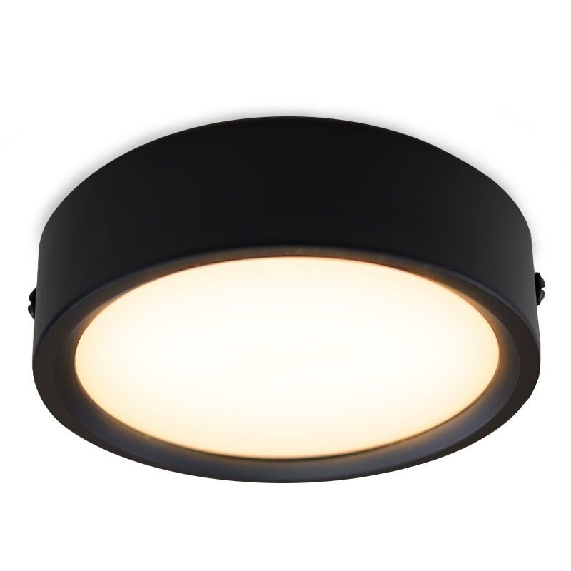 Alumínium mennyezeti lámpa fekete, Aletta, 5 W, 3000 K LED