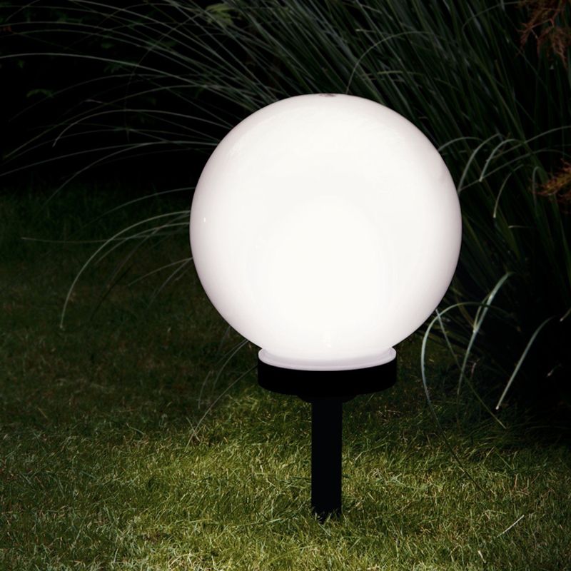 Műanyag földbe szúrható lámpa fekete, Zora, 0,5 W, 3000 K LED, IP44, kapcsolóval