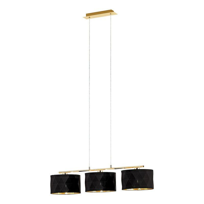 Design acél függőlámpa fekete, Wessel