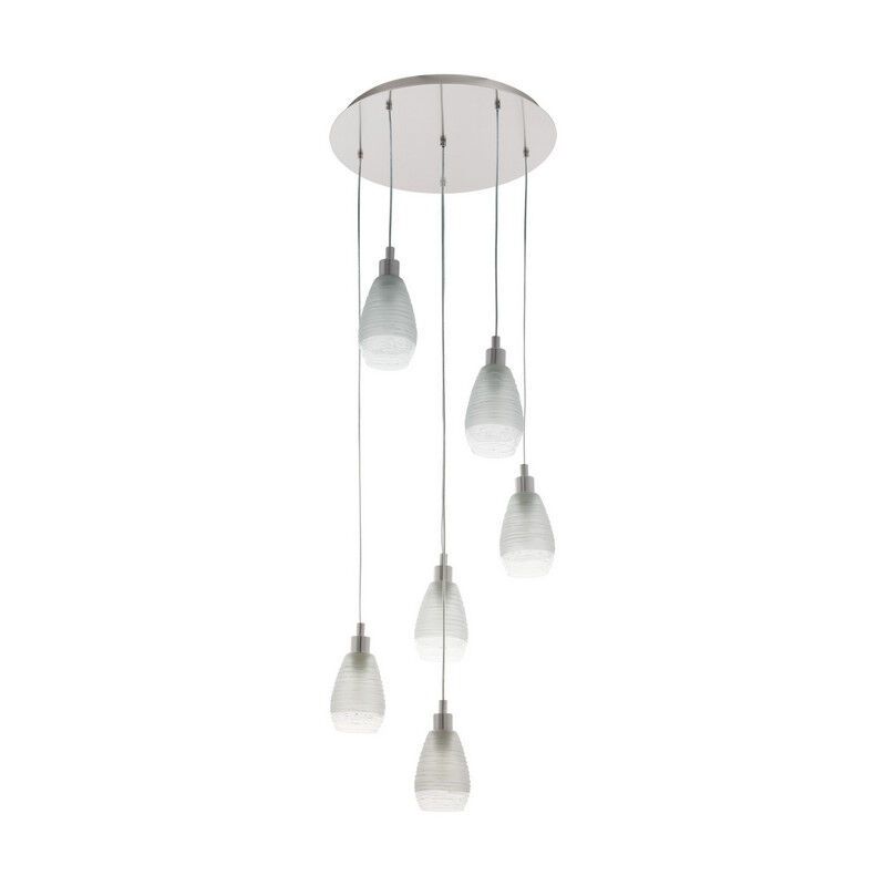 Design üveg függőlámpa nikkel, Kik
