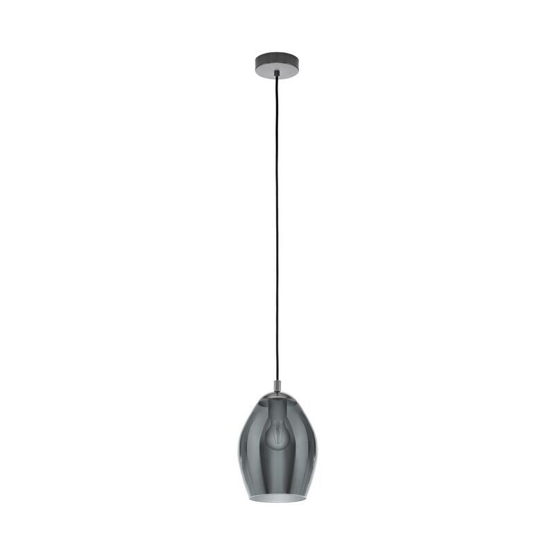 Design acél függőlámpa szürke, Nikky