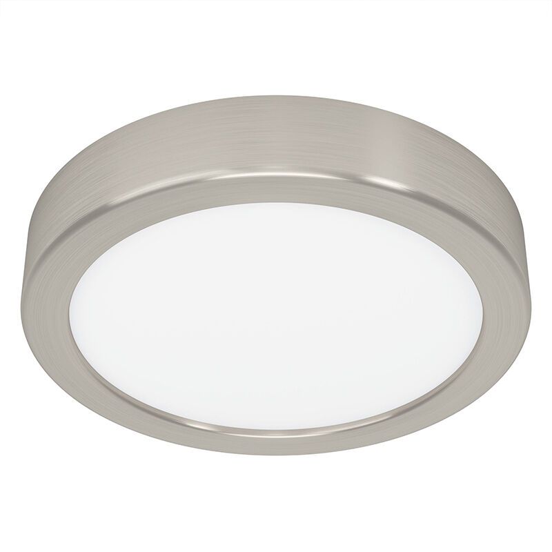 Műanyag plafon lámpa nikkel, Geraldo, 11 W, 3000 K LED