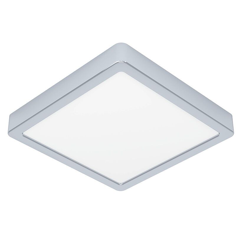Műanyag fürdőszoba mennyezeti lámpa króm, Geraldo, 17 W, 3000 K LED, IP44