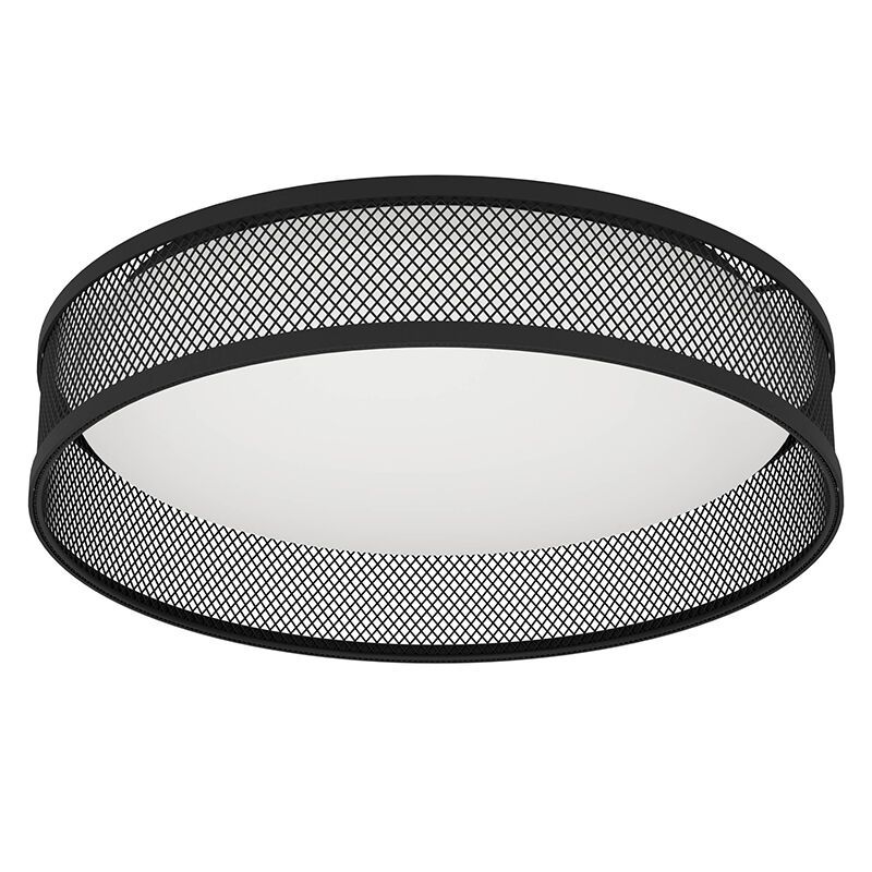 Műanyag plafon lámpa fekete, Jolene, 20 W, 3000 K LED