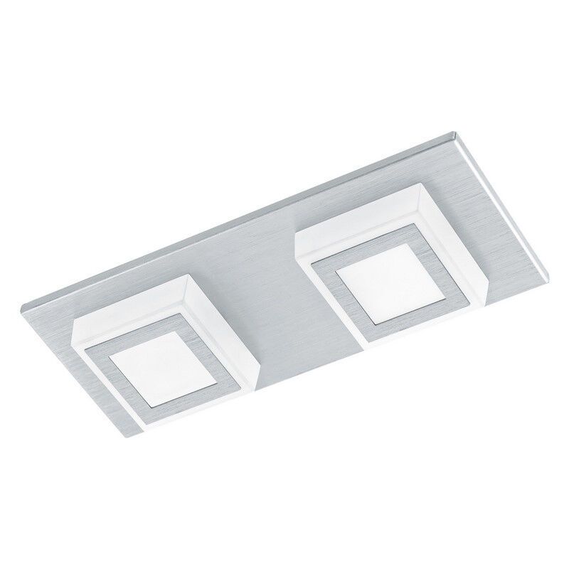 Retro műanyag plafon lámpa ezüst, Elsien, 3 W, 3000 K LED