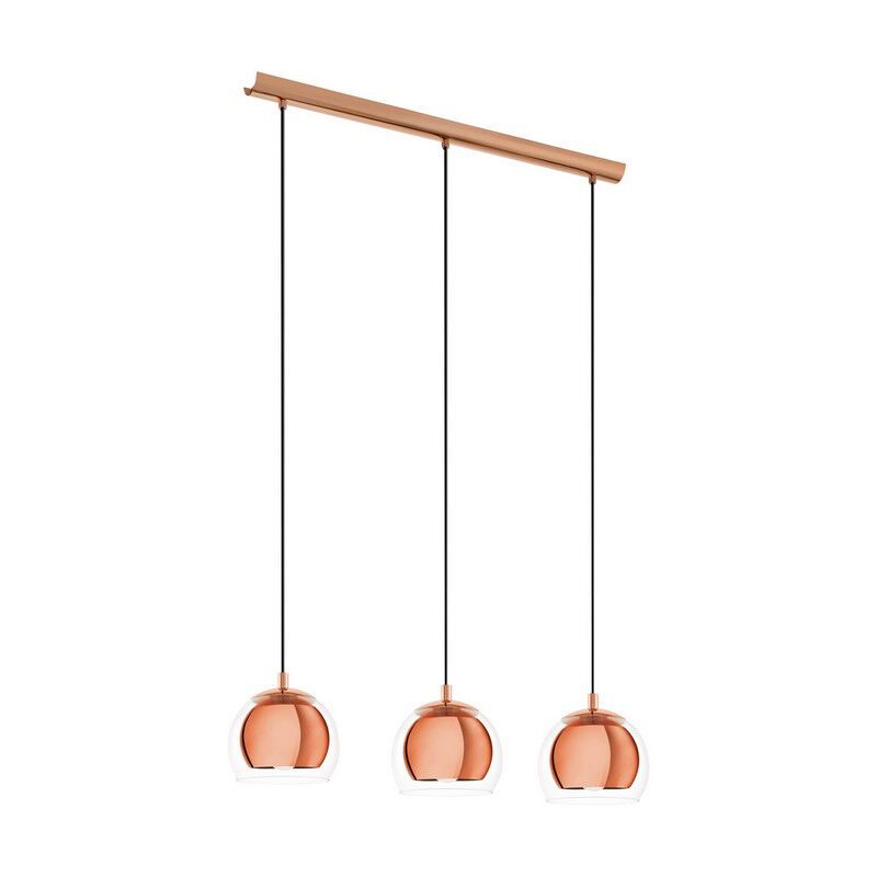 Design üveg függőlámpa réz, Iroma