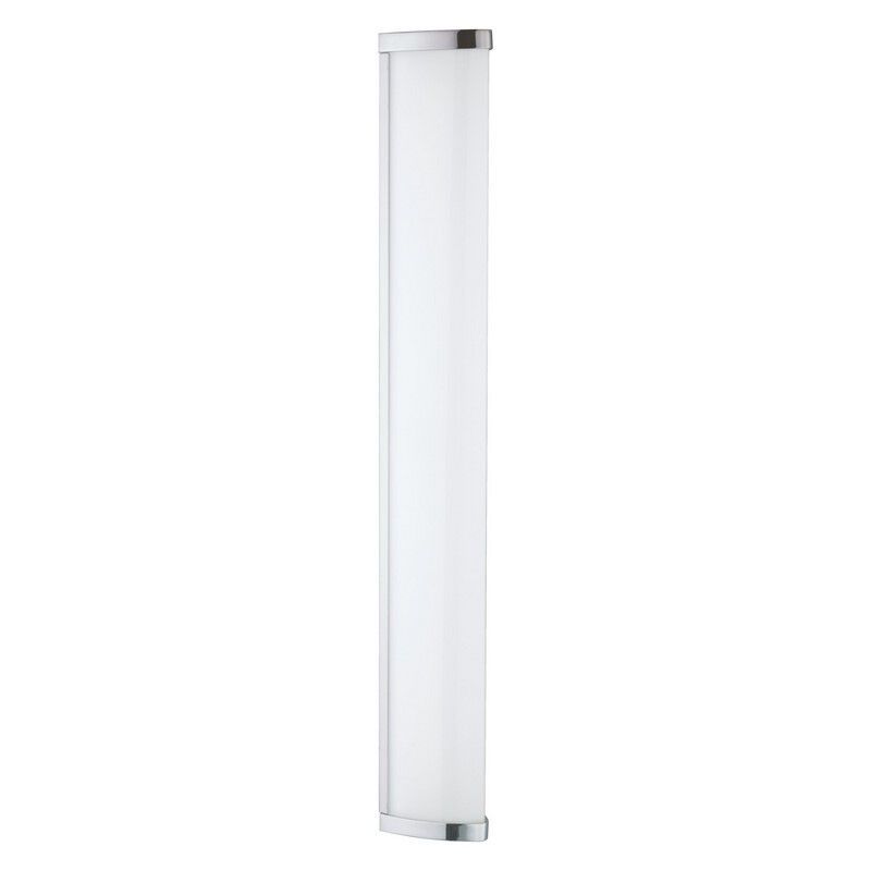 Műanyag tükör világítás króm, Evine, 16 W, 4000 K LED, IP44