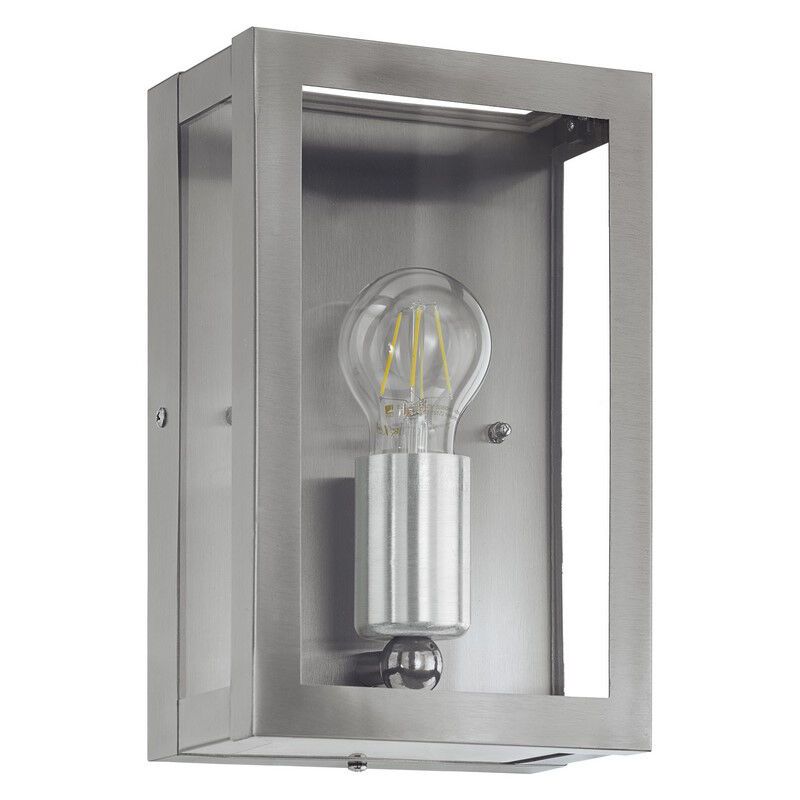 Modern rozsdamentes acél kültéri lámpa ezüst, Alihan, IP44
