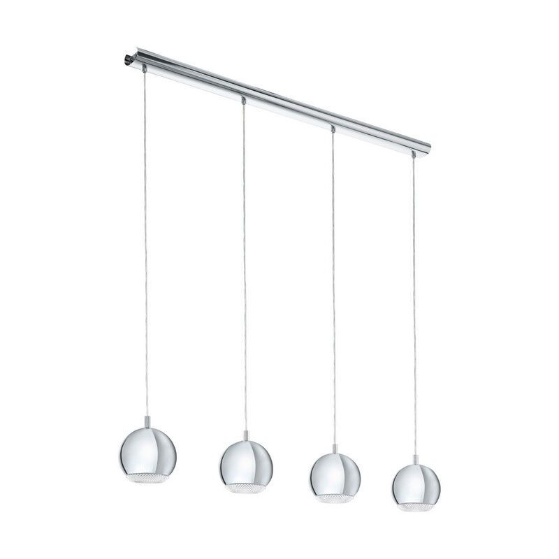 Design műanyag függőlámpa króm, Ayse