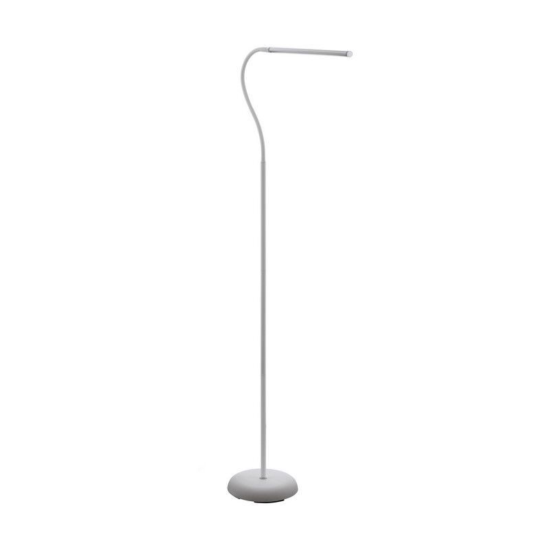 Retro műanyag állólámpa fehér, Brennan, 5 W, 4000 K LED, kosketushimmentimellä