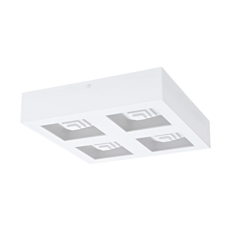 Retro acél plafon lámpa fehér, Olger, 6 W, 3000 K LED