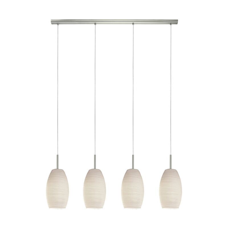 Design acél függőlámpa nikkel, Angelino