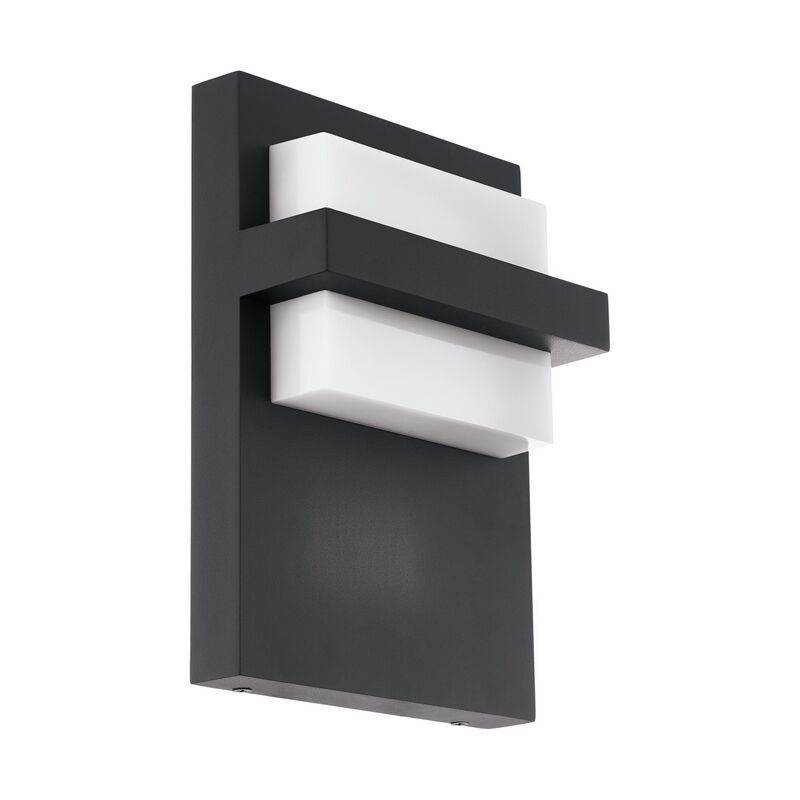 Retro alumínium kültéri lámpa antracit, Nicol, 10 W, 3000 K LED, IP44